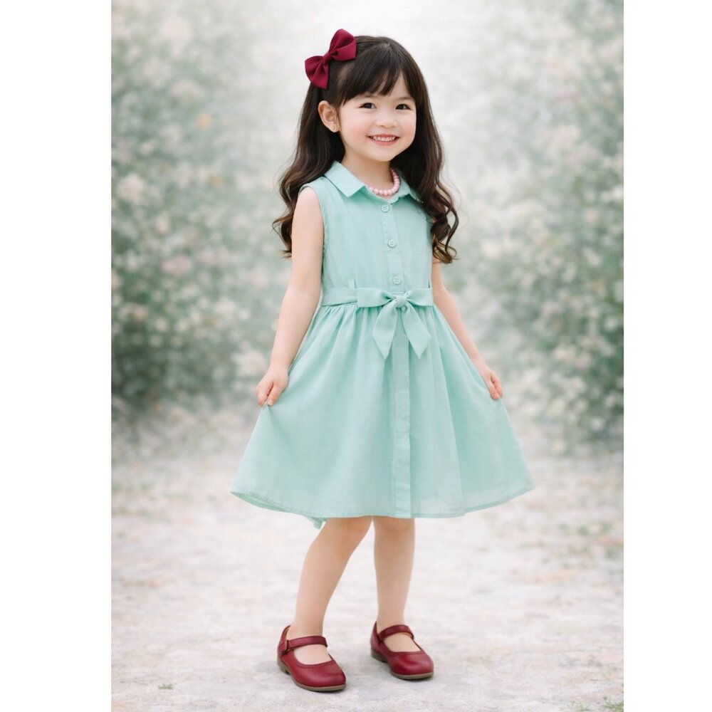 DOWNEAST GIRL BELTED DRESS SIZE 5